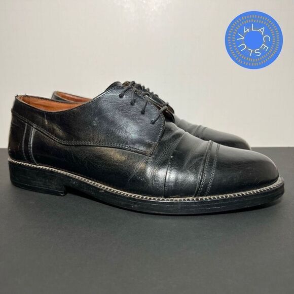 Giorgio Brutini Other - Mens GIORGIO BRUTINI Private Collection Black Cap Toe Oxford Shoes / Size 8.5